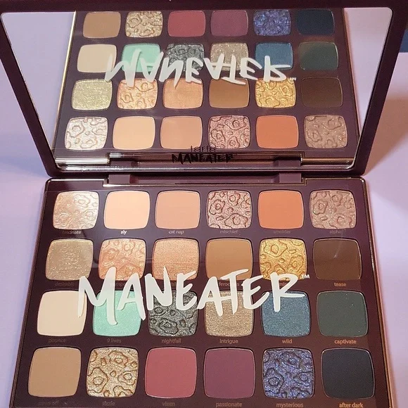 CLEARANCE! 24-Pan Tarte Maneater Nightfall Eyeshadow Palette, .035oz x 24, NIB - Picture 8 of 8